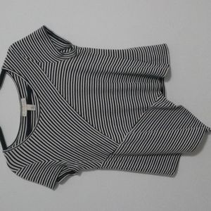 Black and white striped shirt